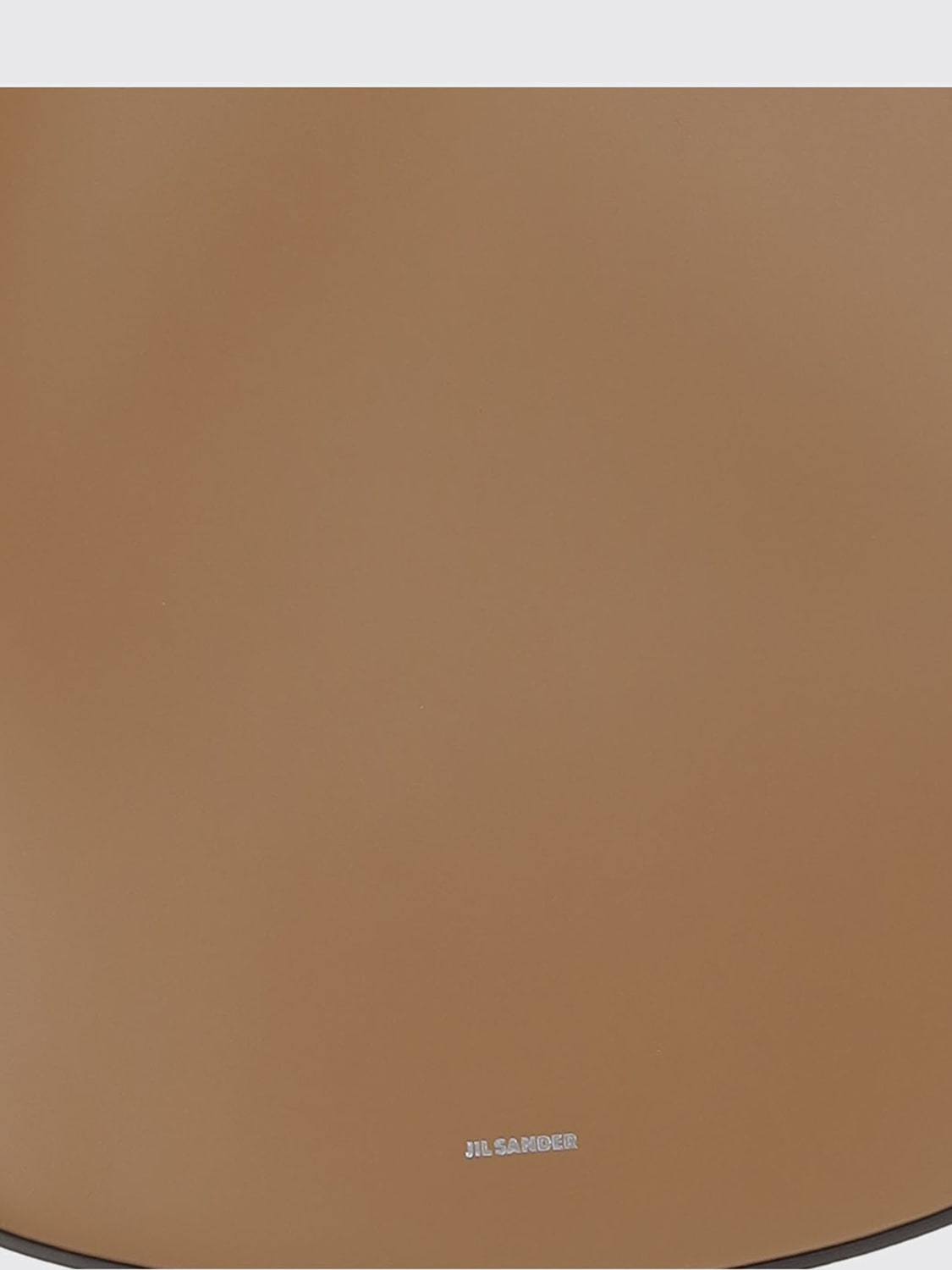 JIL SANDER BORSA A SPALLA: Borsa Eldorado Medium Jil Sander in pelle , Marrone - Img 3