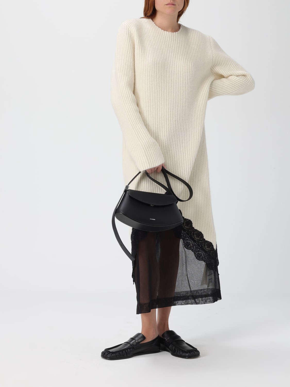 JIL SANDER SAC BANDOULIÈRE: Sac porté épaule femme Jil Sander, Noir - Img 2