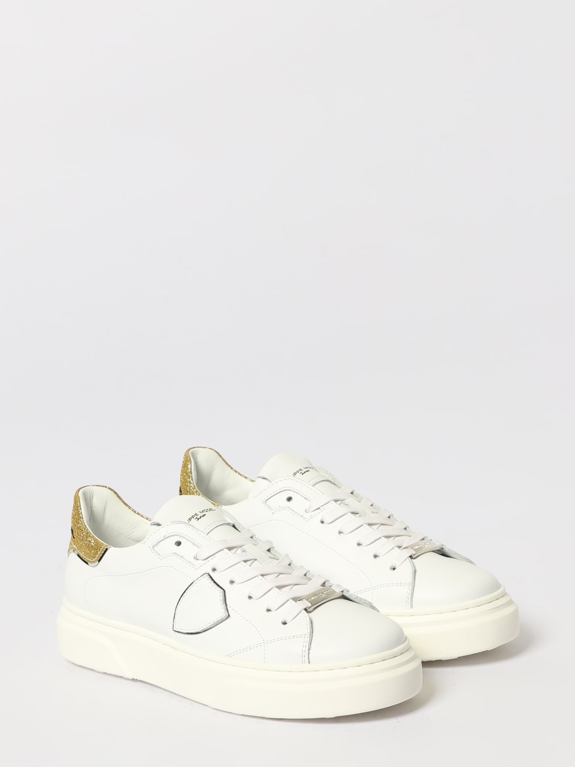 PHILIPPE MODEL JUNIOR BASKETS: Baskets enfant Philippe Model Junior, Blanc - Img 2