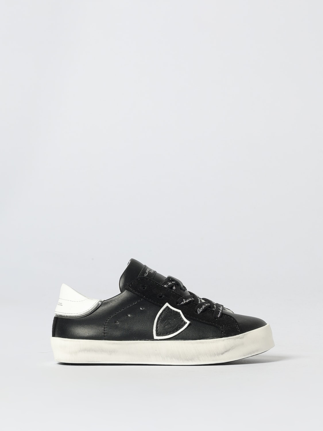 PHILIPPE MODEL JUNIOR SNEAKERS: Sneakers kids Philippe Model Junior, Black - Img 1