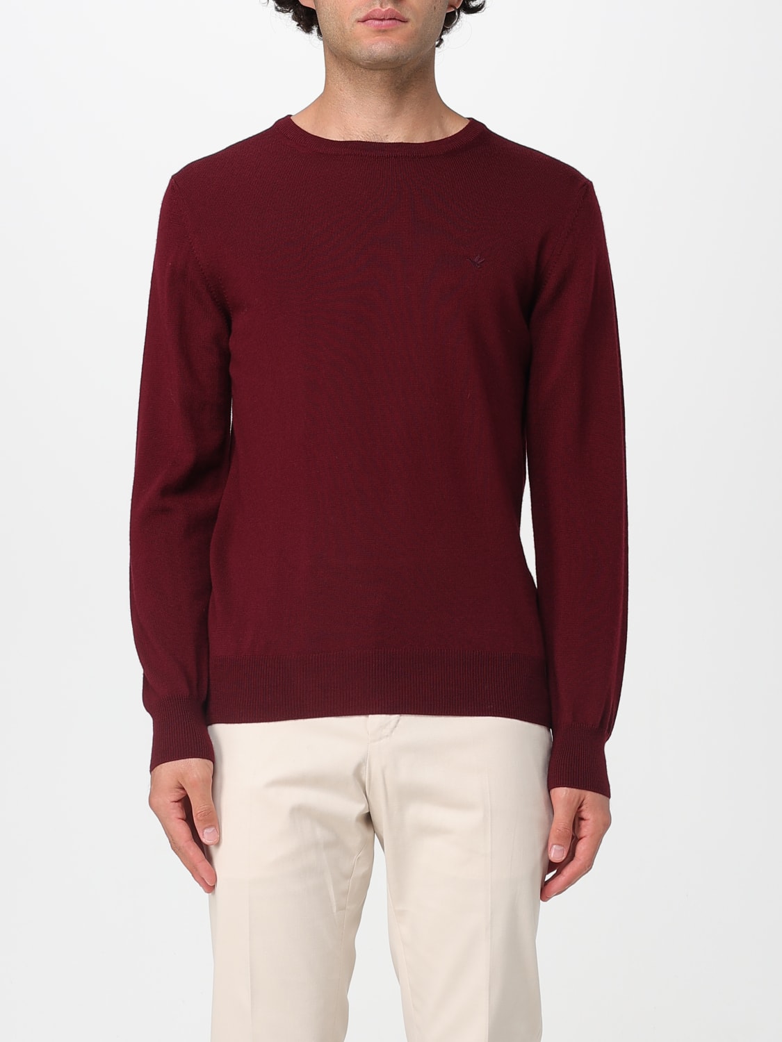 BROOKSFIELD SWEATER: Sweater men Brooksfield, Burgundy - Img 1