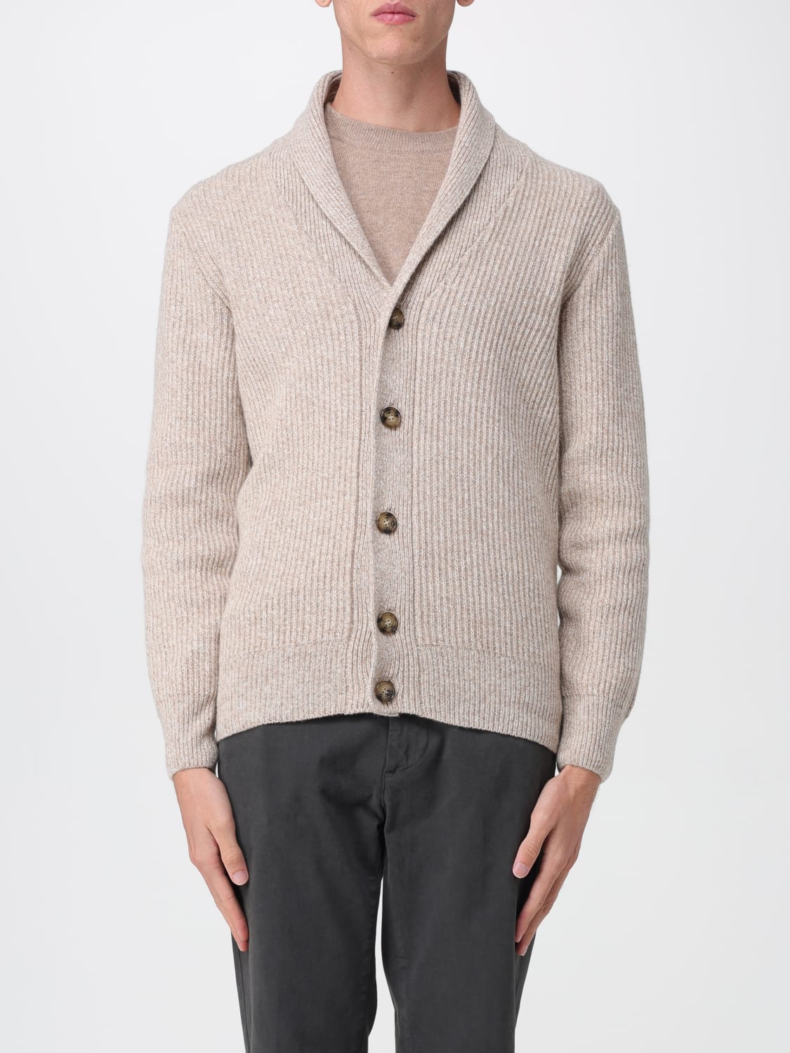 BROOKSFIELD SWEATER: Sweater men Brooksfield, Beige - Img 1
