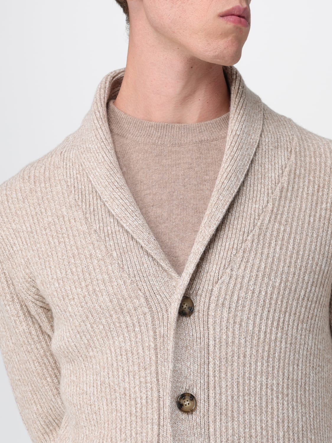 BROOKSFIELD SWEATER: Sweater men Brooksfield, Beige - Img 4
