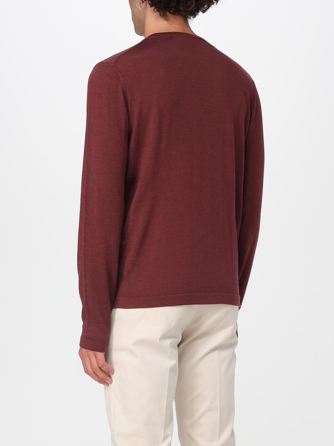 BROOKSFIELD PULLOVER: Pullover herren Brooksfield, Burgunderrot - Img 2