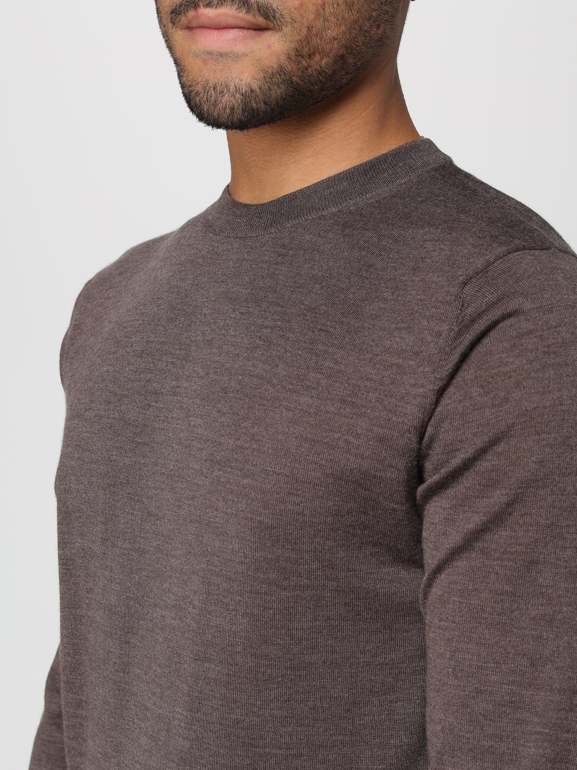 BROOKSFIELD SWEATER: Sweater men Brooksfield, Dove Grey - Img 3