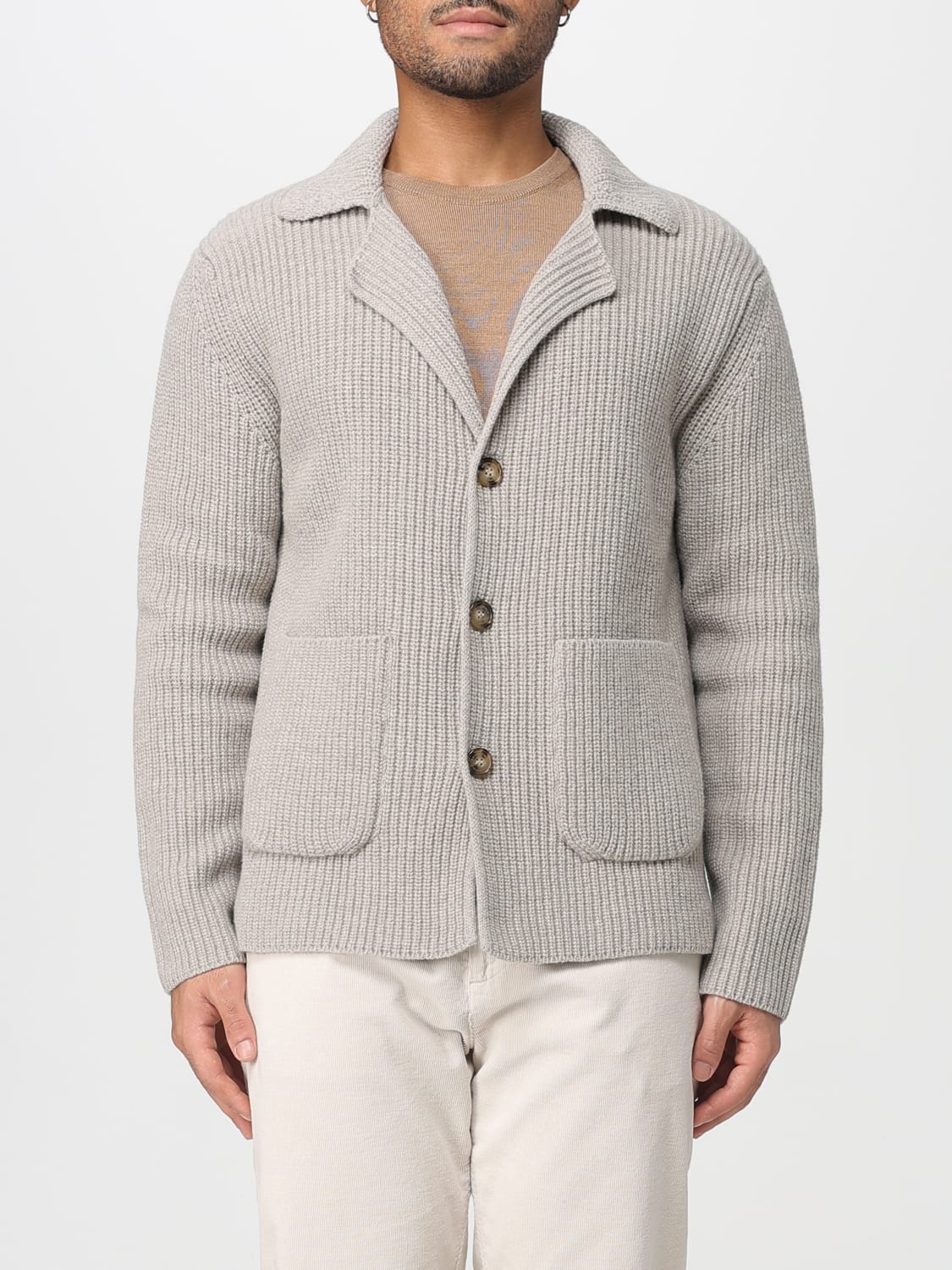 BROOKSFIELD SWEATER: Blazer men Brooksfield, Natural - Img 1