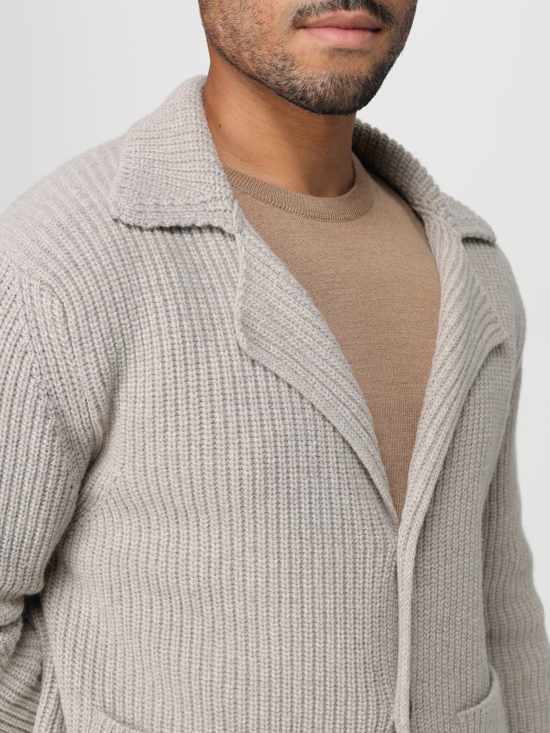 BROOKSFIELD SWEATER: Blazer men Brooksfield, Natural - Img 4