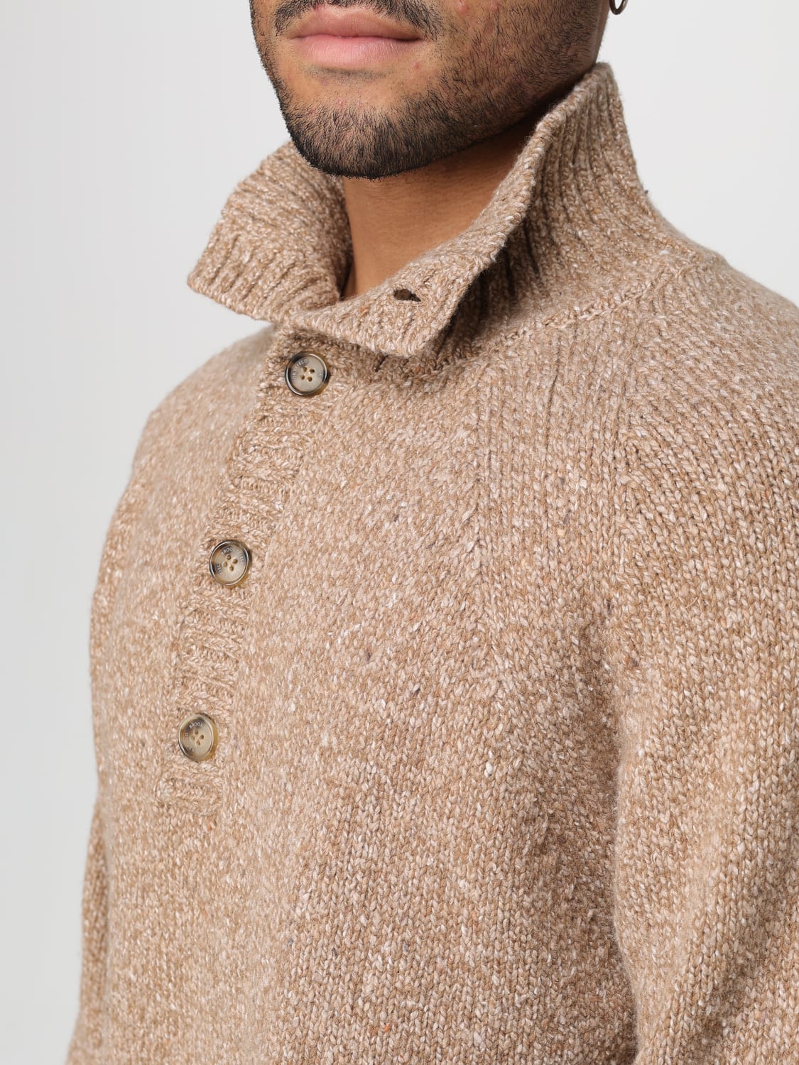 BROOKSFIELD 스웨터: 스웨터 남성 Brooksfield, 카멜 - Img 3