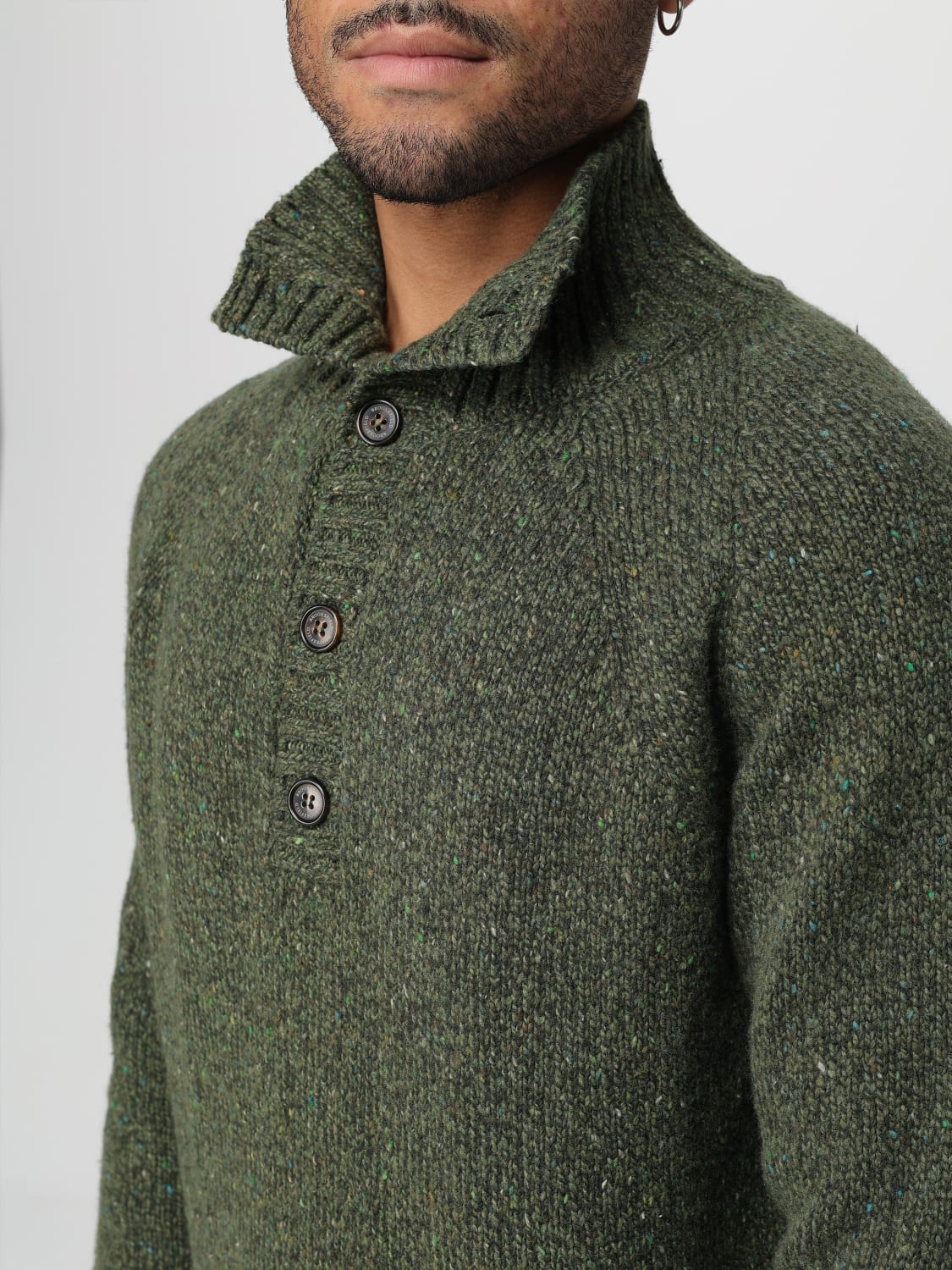 BROOKSFIELD SWEATER: Sweater men Brooksfield, Forest Green - Img 3