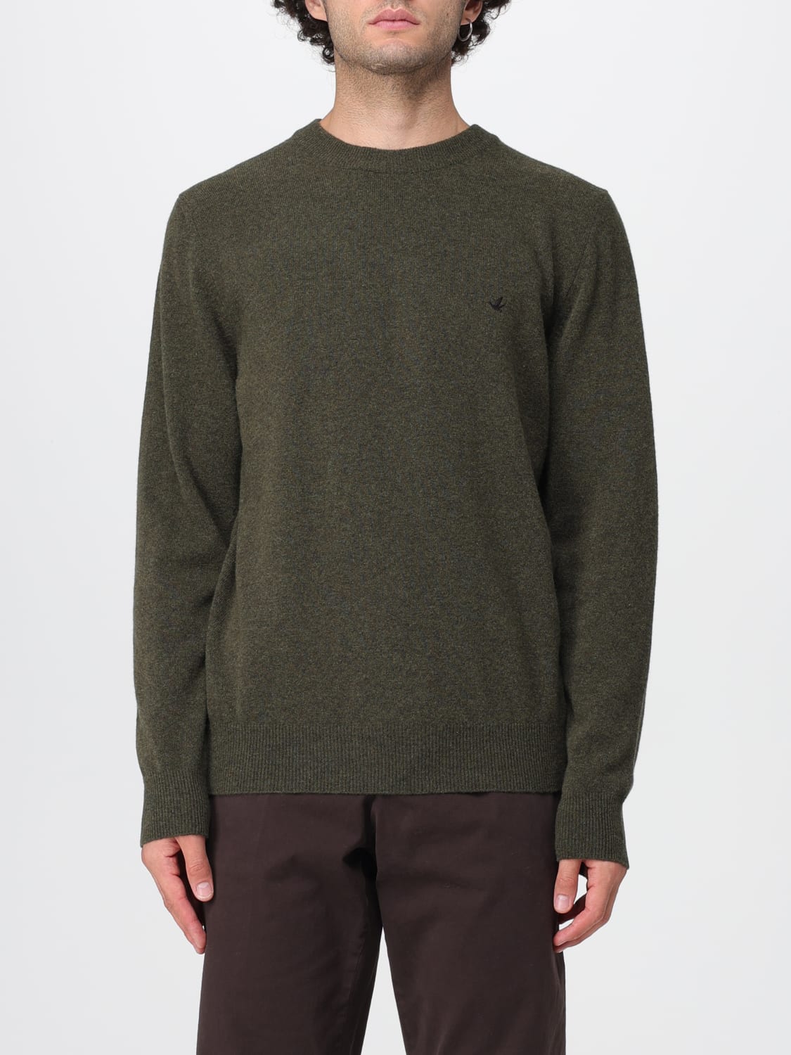 BROOKSFIELD SWEATER: Sweater men Brooksfield, Olive - Img 1