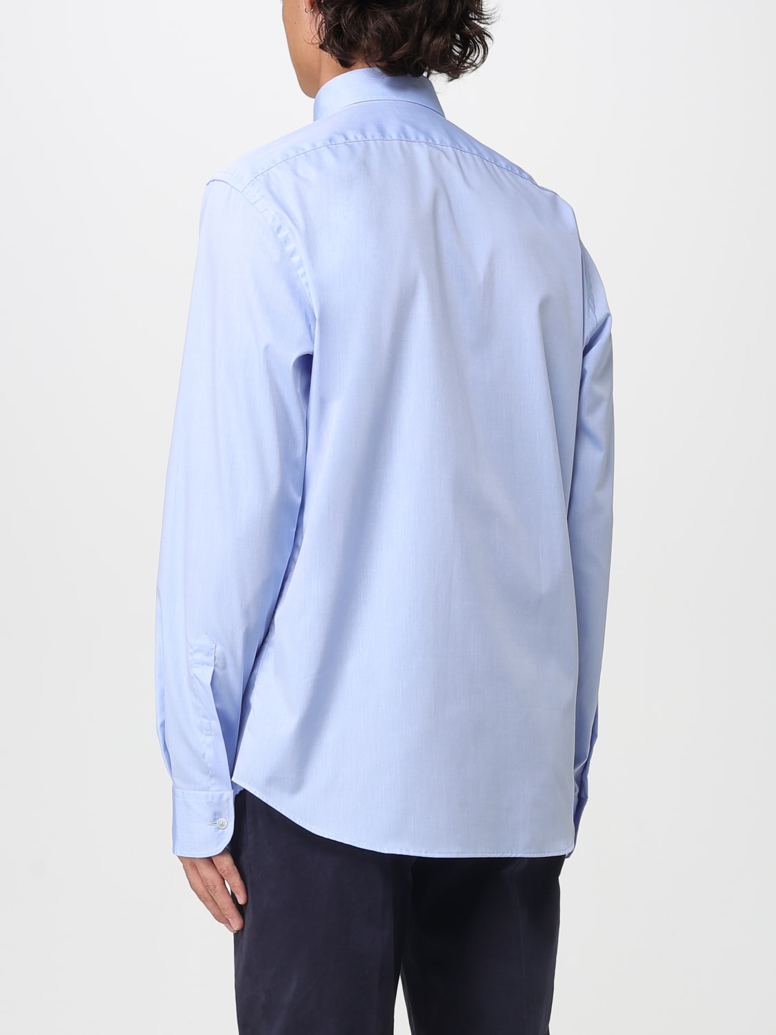 BROOKSFIELD CAMICIA: Camicia Brooksfield in popeline stretch , Celeste - Img 2