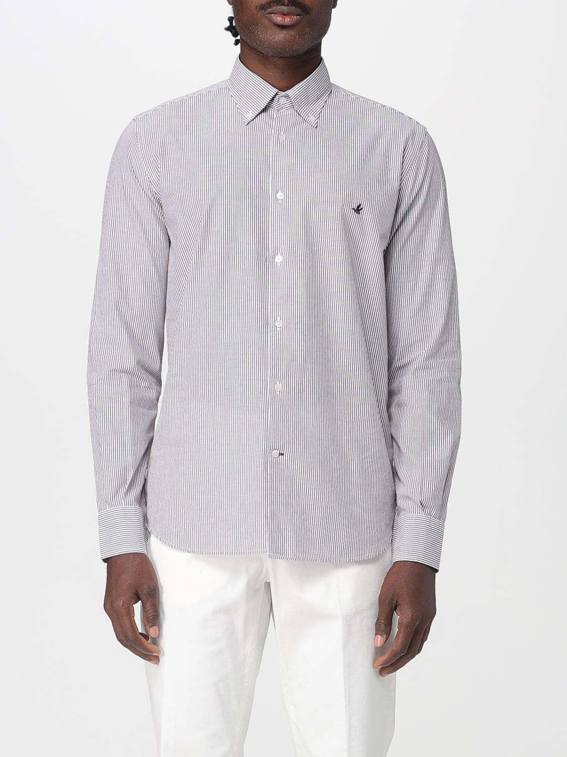 BROOKSFIELD 衬衫: 衬衫 男士 Brooksfield, 棕色 - Img 1