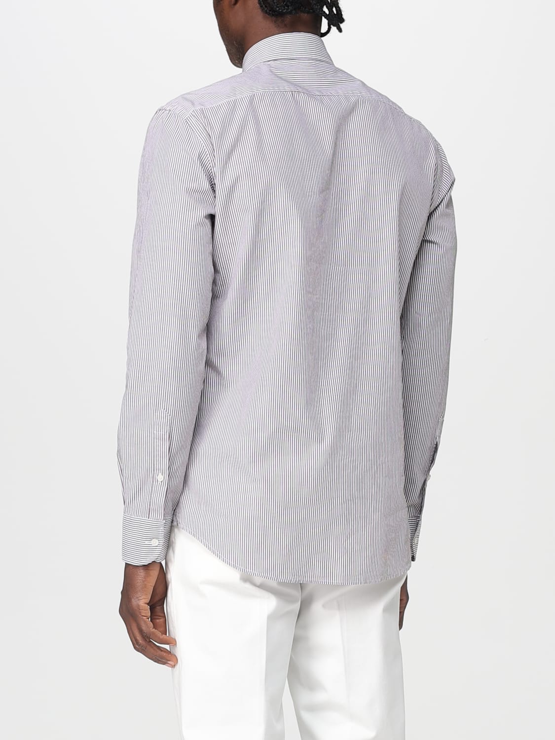 BROOKSFIELD 衬衫: 衬衫 男士 Brooksfield, 棕色 - Img 2