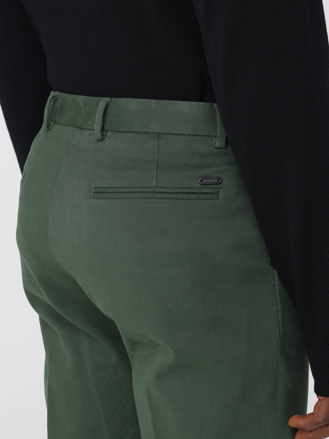 BROOKSFIELD PANTS: Pants men Brooksfield, Green - Img 3