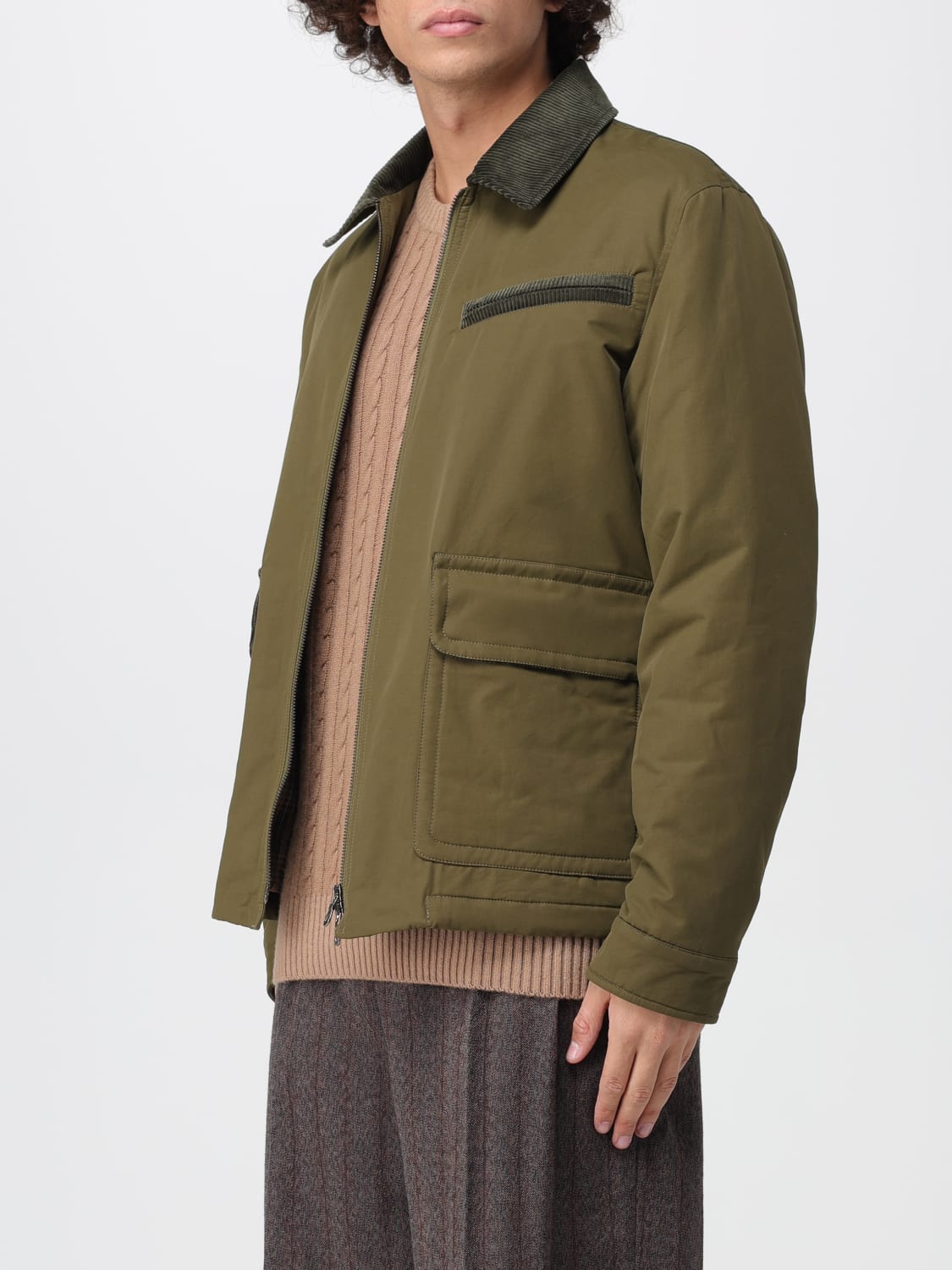 BROOKSFIELD ジャケット: ジャケット メンズ Brooksfield, グリーン - Img 3