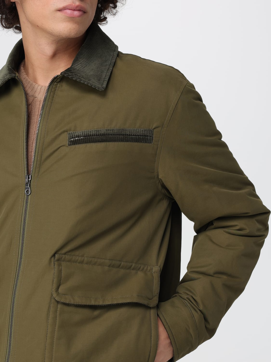 BROOKSFIELD ジャケット: ジャケット メンズ Brooksfield, グリーン - Img 4