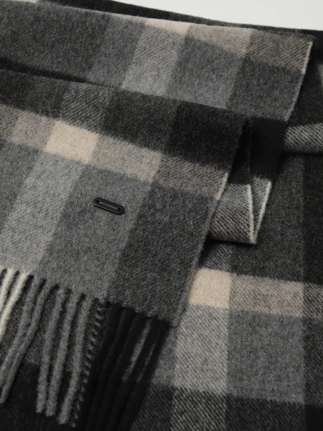 BROOKSFIELD SCARF: Scarf men Brooksfield, Charcoal - Img 3