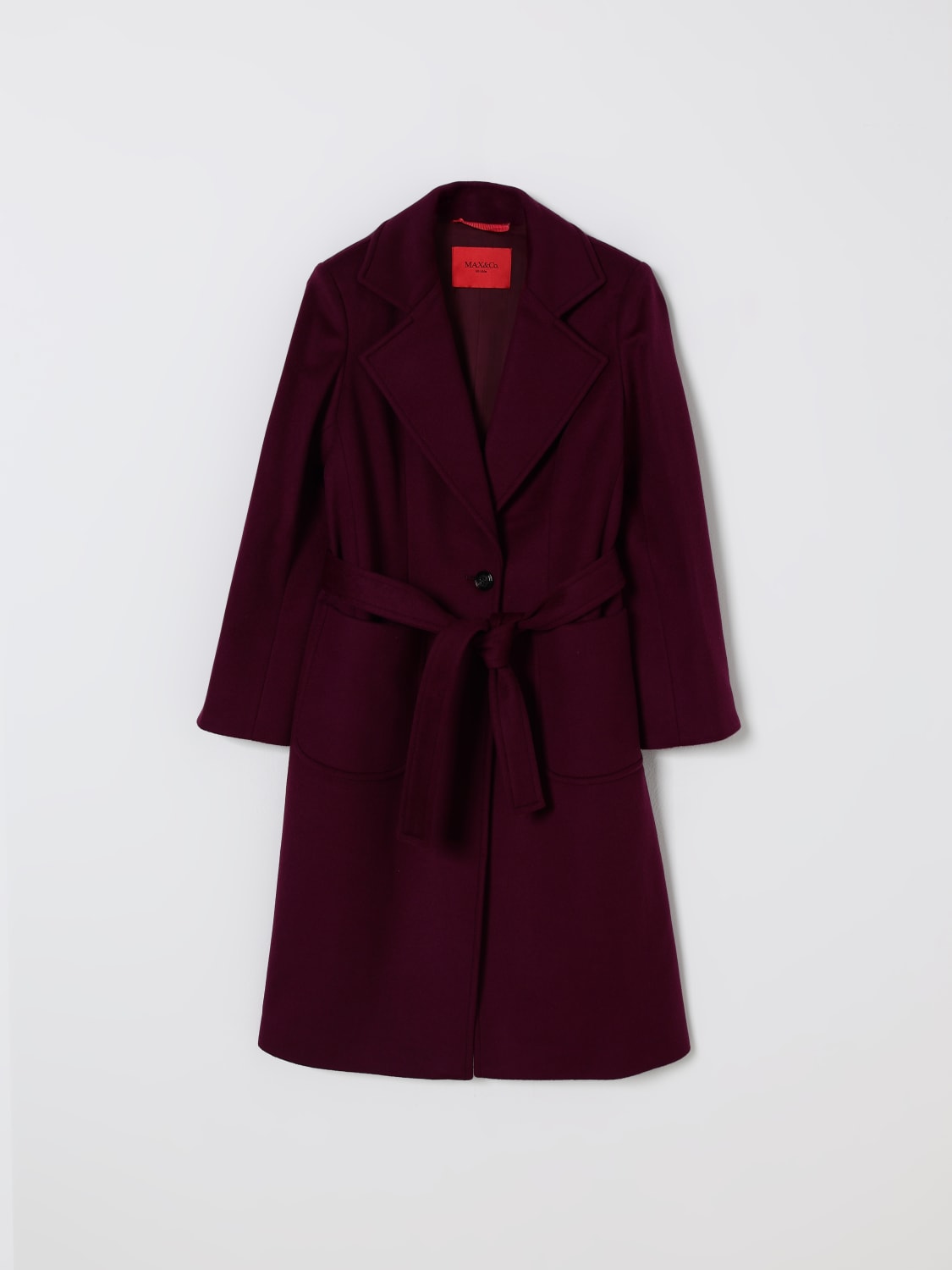 MAX&CO. KID COAT: Coat kids Max&co. Kid, Plum - Img 1