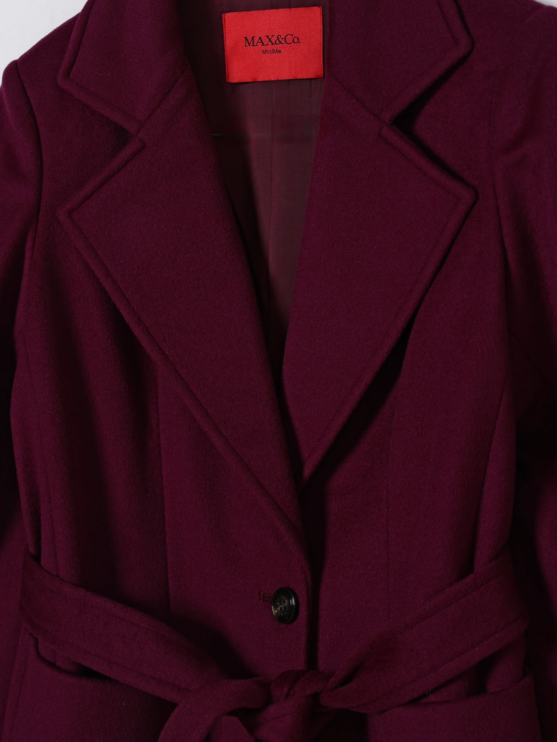 MAX&CO. KID COAT: Coat kids Max&co. Kid, Plum - Img 3