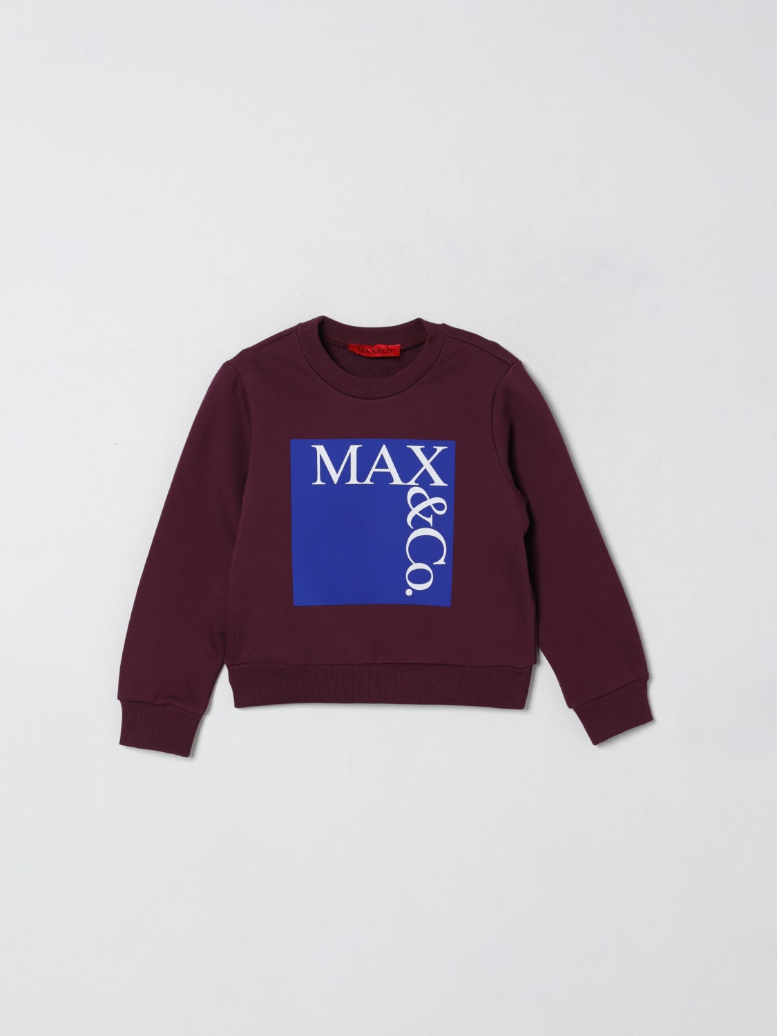 MAX&CO. KID SWEATER: Sweater kids Max&co. Kid, Burgundy - Img 1