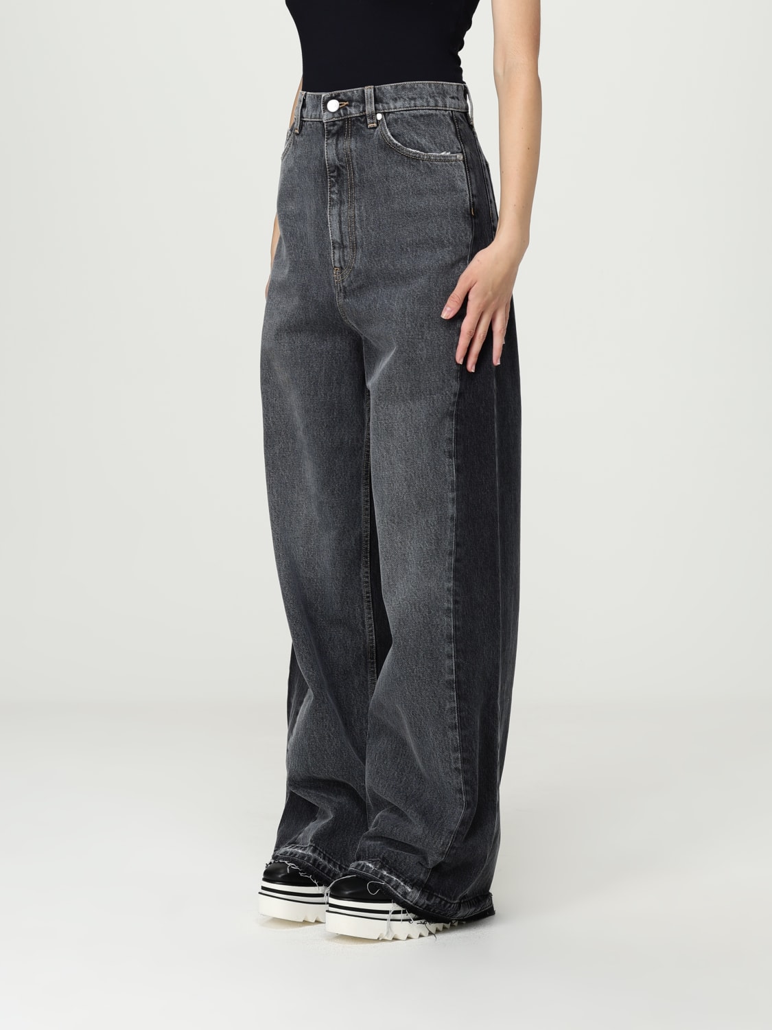 STELLA MCCARTNEY JEANS: Jeans woman Stella McCartney, Black - Img 4