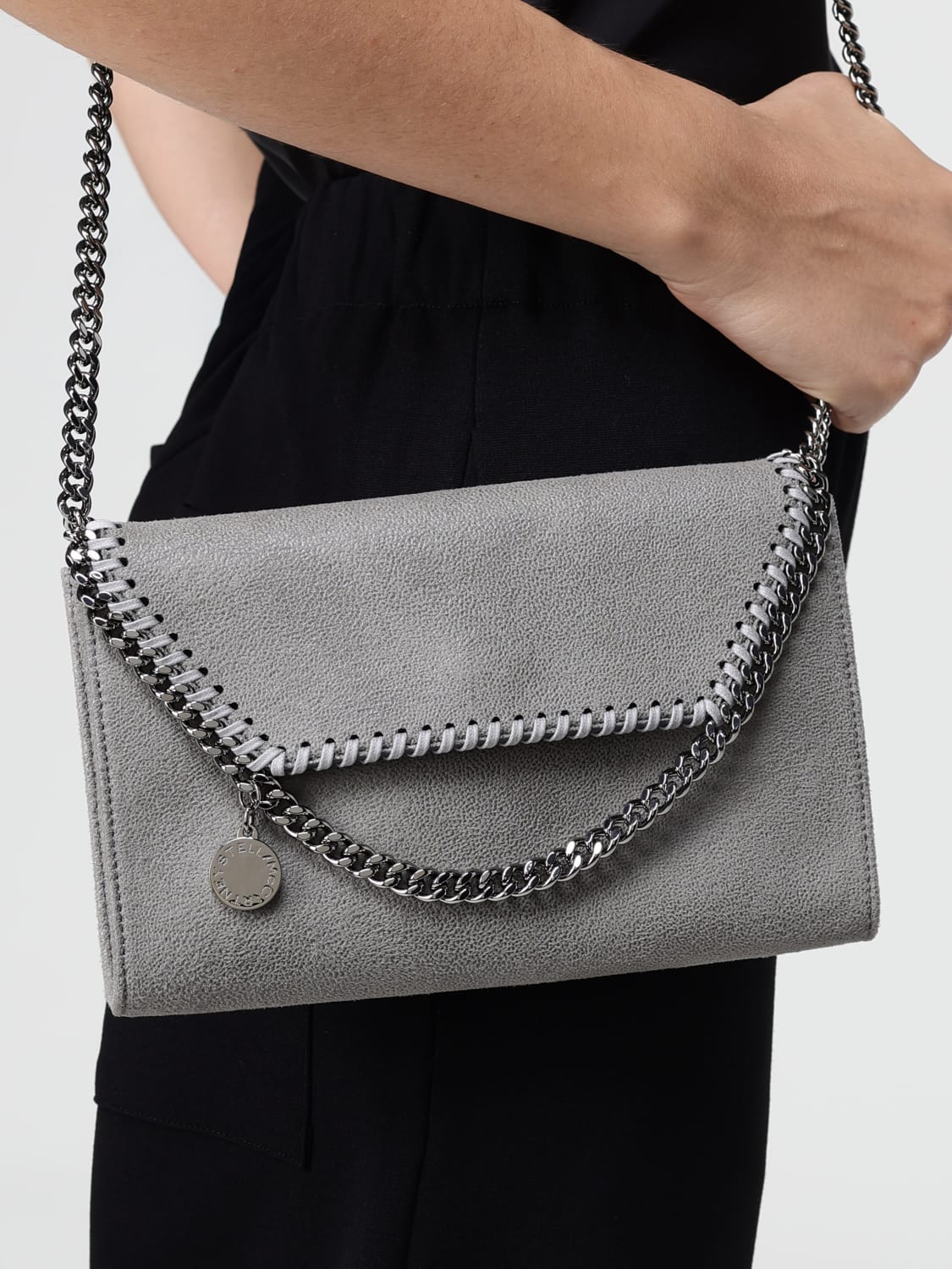 STELLA MCCARTNEY MINI BAG: Shoulder bag woman Stella McCartney, Grey - Img 2