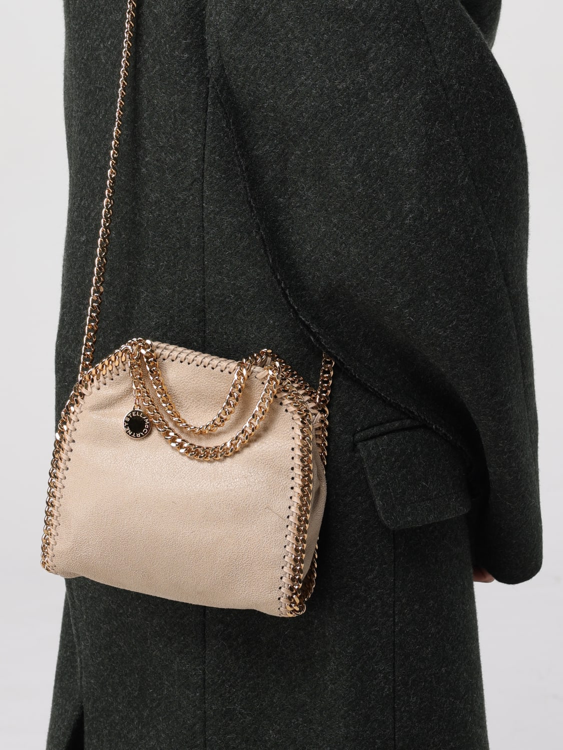 STELLA MCCARTNEY MINI BAG: Shoulder bag woman Stella McCartney, Butter - Img 2