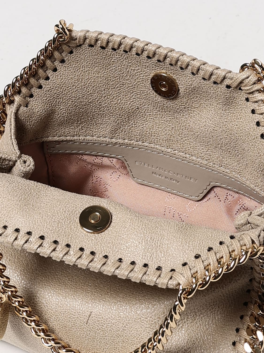 STELLA MCCARTNEY MINI BAG: Shoulder bag woman Stella McCartney, Butter - Img 5