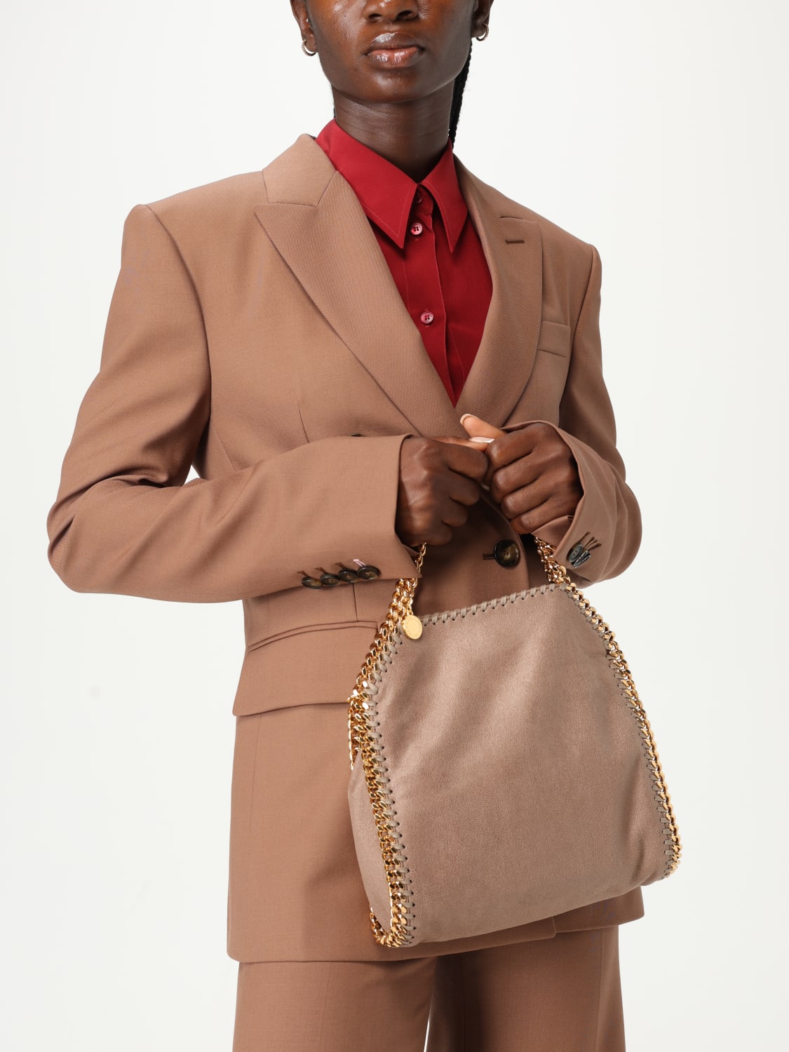 STELLA MCCARTNEY HANDTASCHE: Schultertasche damen Stella McCartney, Beige - Img 2