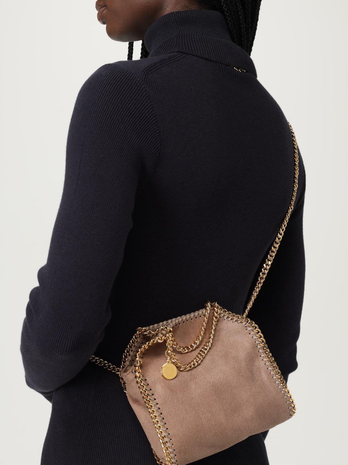 STELLA MCCARTNEY MINI BAG: Shoulder bag woman Stella McCartney, Beige - Img 2