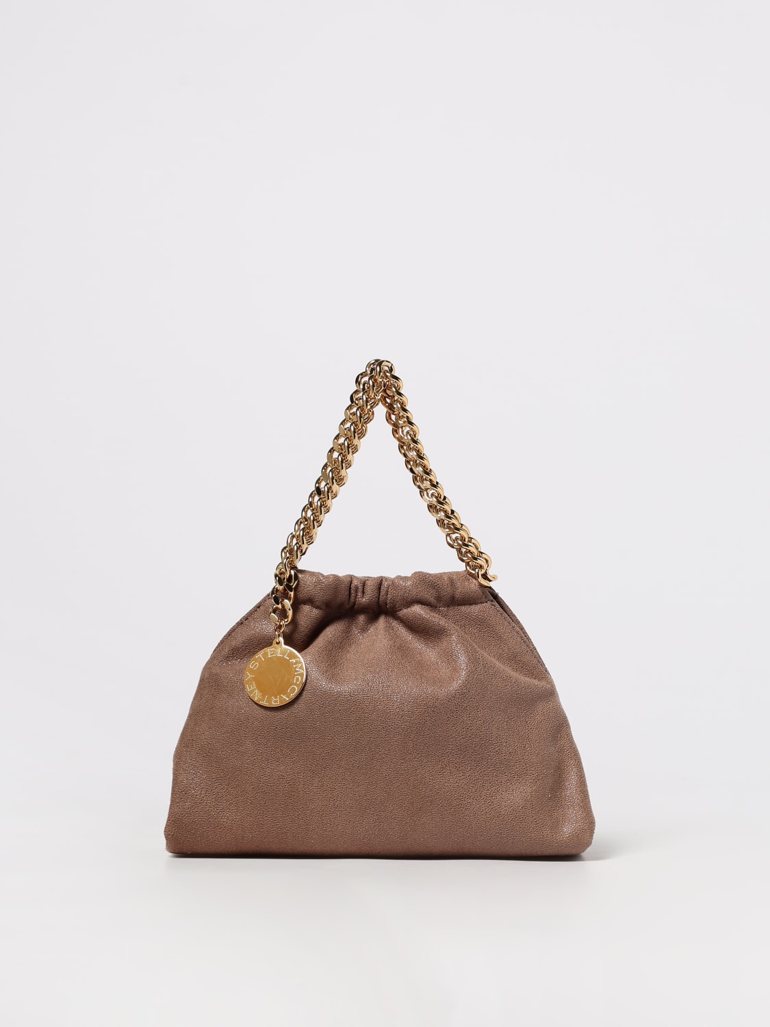 STELLA MCCARTNEY MINI BAG: Shoulder bag woman Stella McCartney, Beige - Img 1