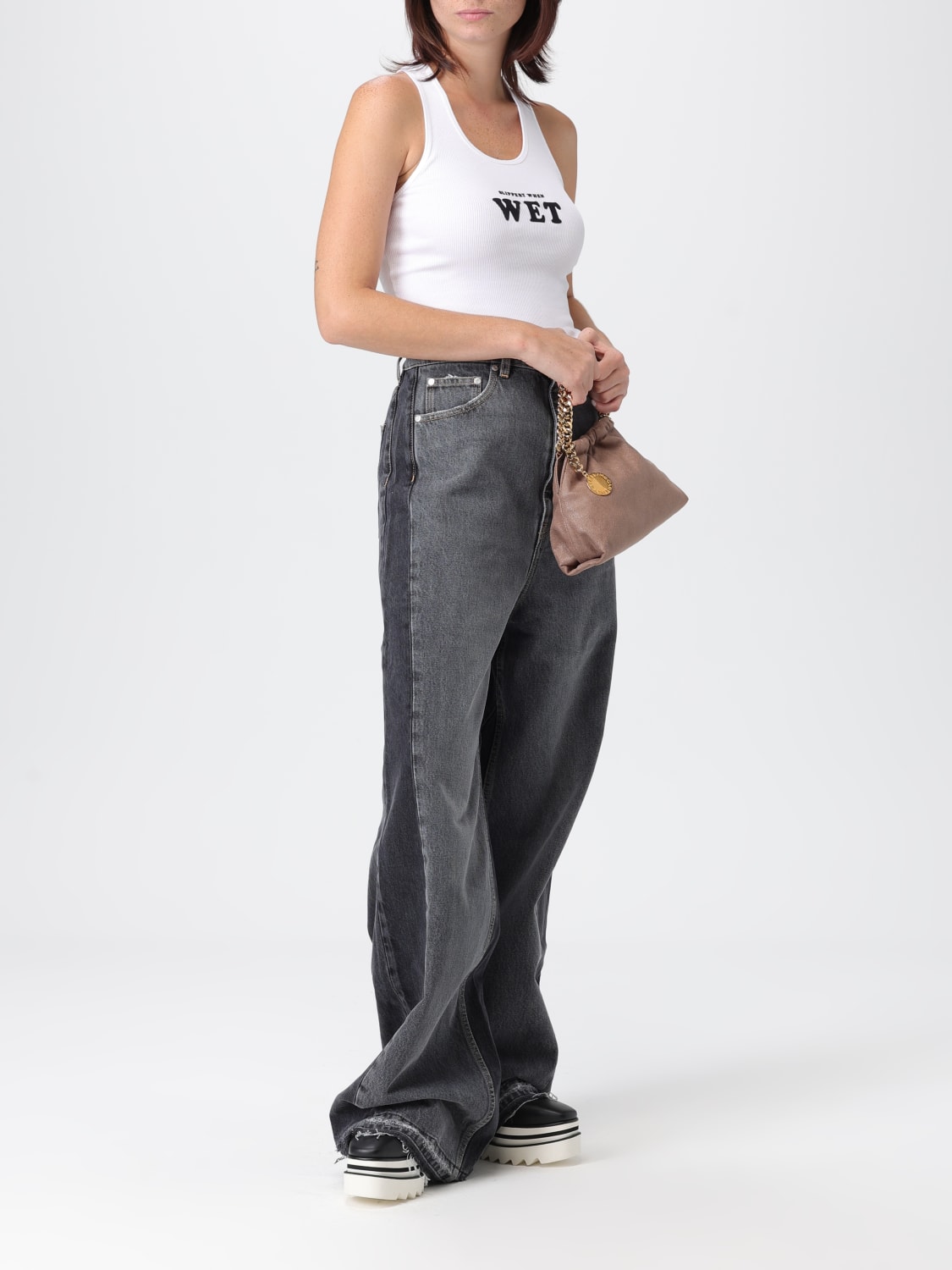 STELLA MCCARTNEY MINI BAG: Shoulder bag woman Stella McCartney, Beige - Img 2