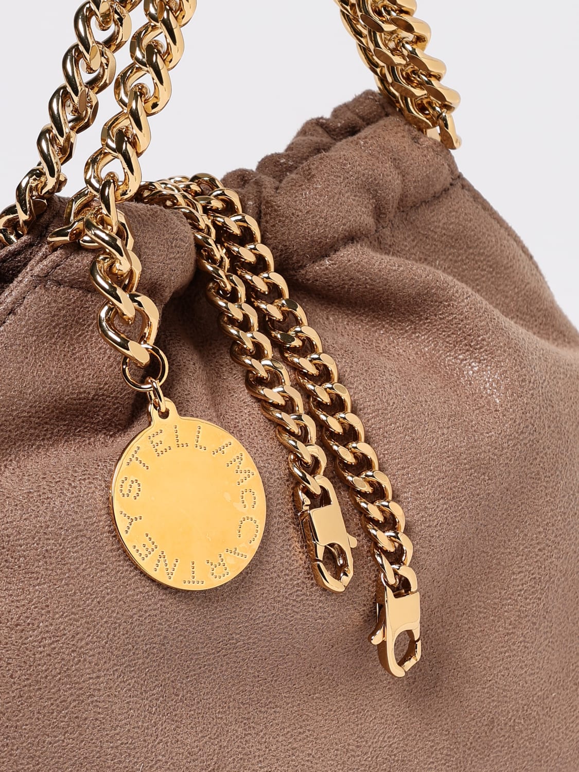 STELLA MCCARTNEY MINI BAG: Shoulder bag woman Stella McCartney, Beige - Img 4