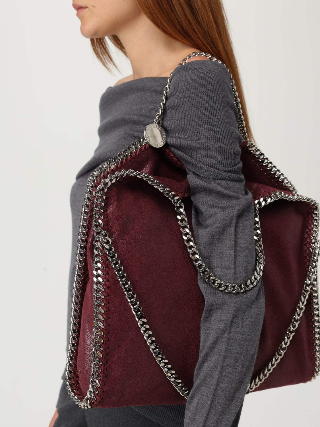 STELLA MCCARTNEY TRAGETASCHE: Schultertasche damen Stella McCartney, Violett - Img 2