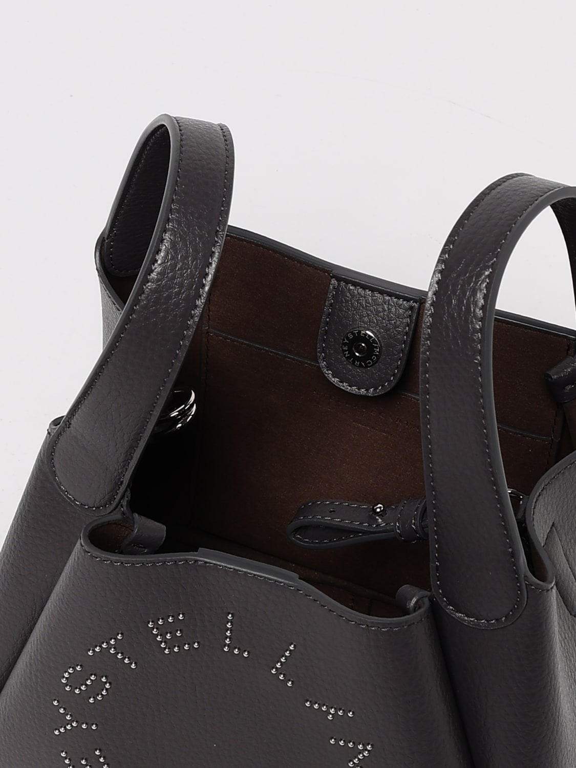 STELLA MCCARTNEY MINI BAG: Shoulder bag woman Stella McCartney, Charcoal - Img 5