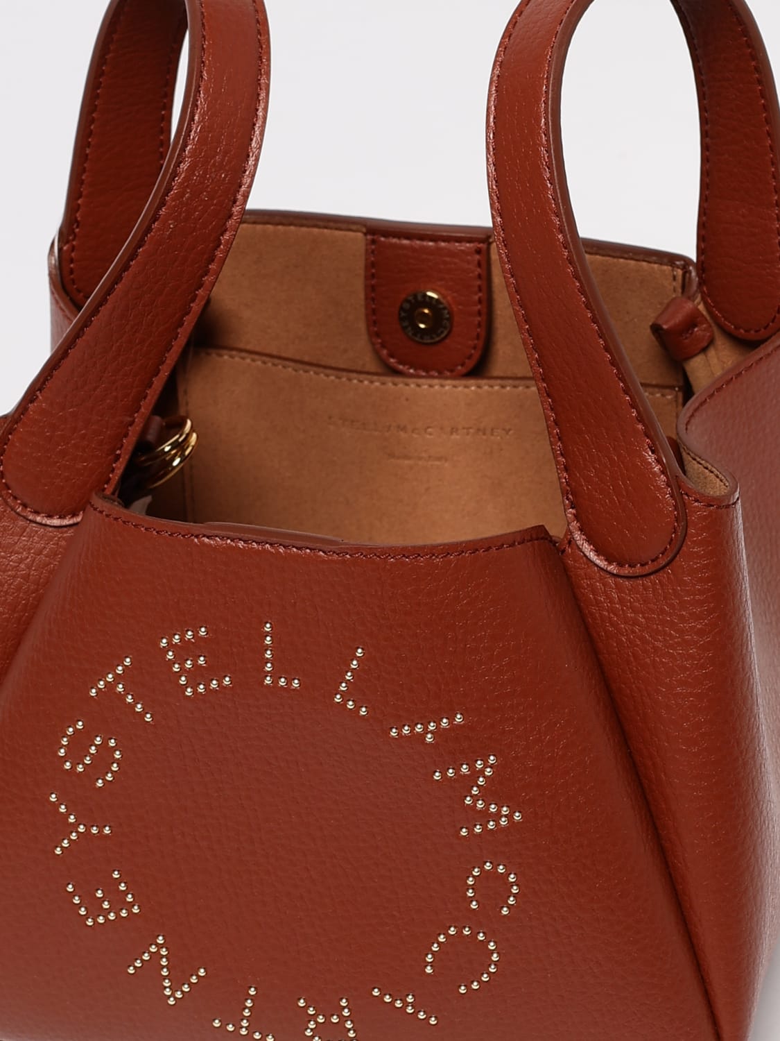 STELLA MCCARTNEY MINI SAC: Sac porté épaule femme Stella McCartney, Rouge Brique - Img 5