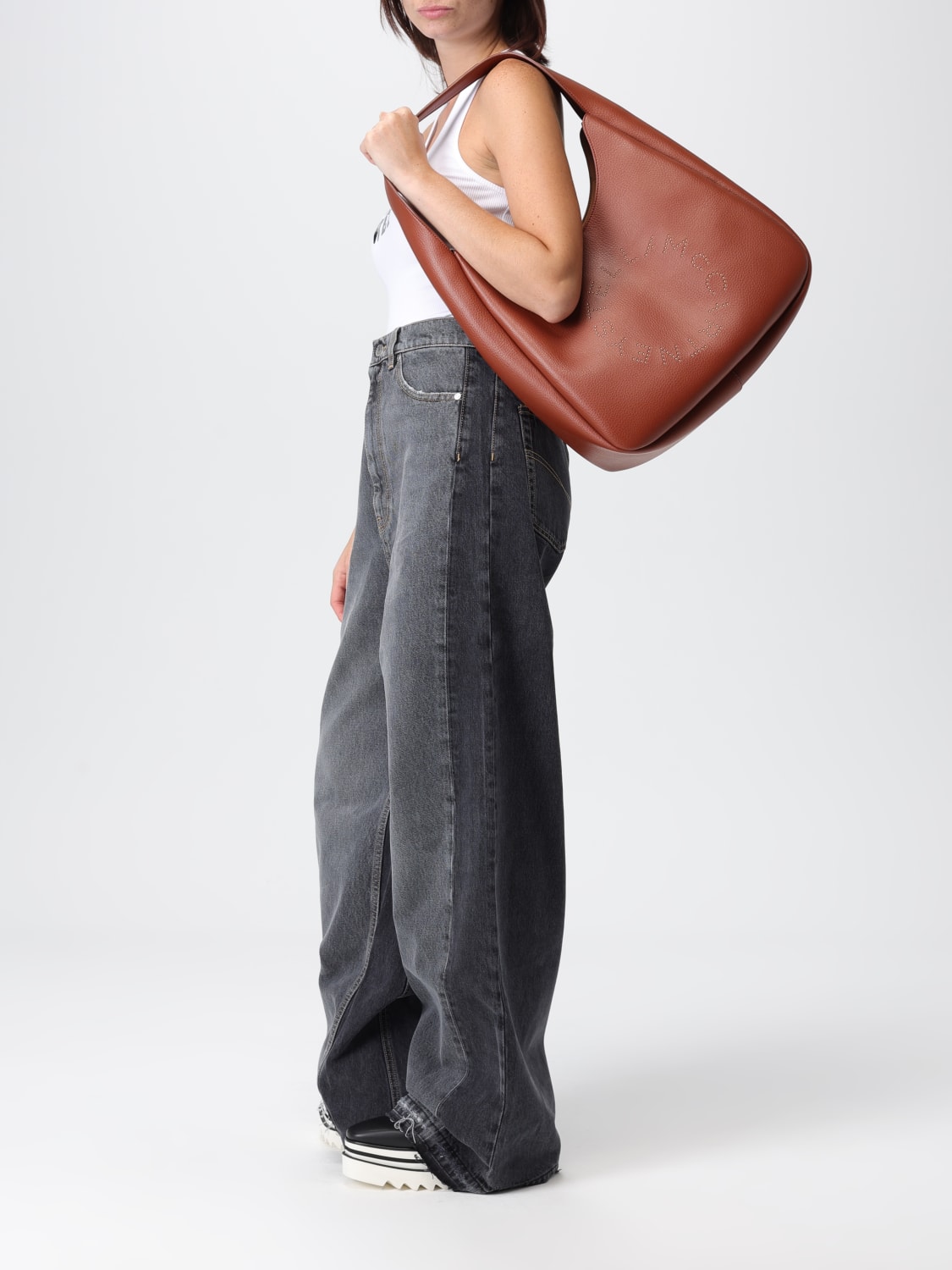 STELLA MCCARTNEY BOLSO DE HOMBRO: Bolso de hombro mujer Stella McCartney, Ladrillo - Img 2