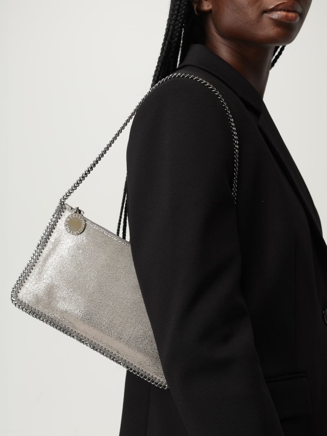 STELLA MCCARTNEY MINITASCHE: Schultertasche damen Stella McCartney, Grau - Img 2