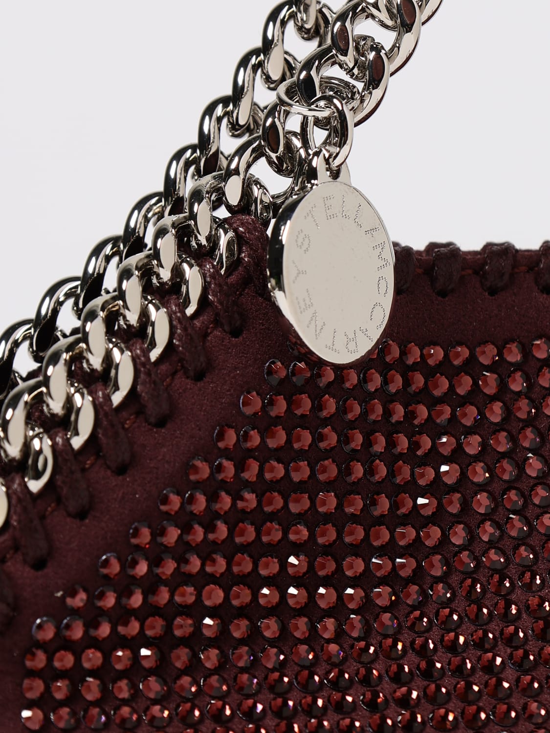 STELLA MCCARTNEY MINI BAG: Shoulder bag woman Stella McCartney, Burgundy - Img 3