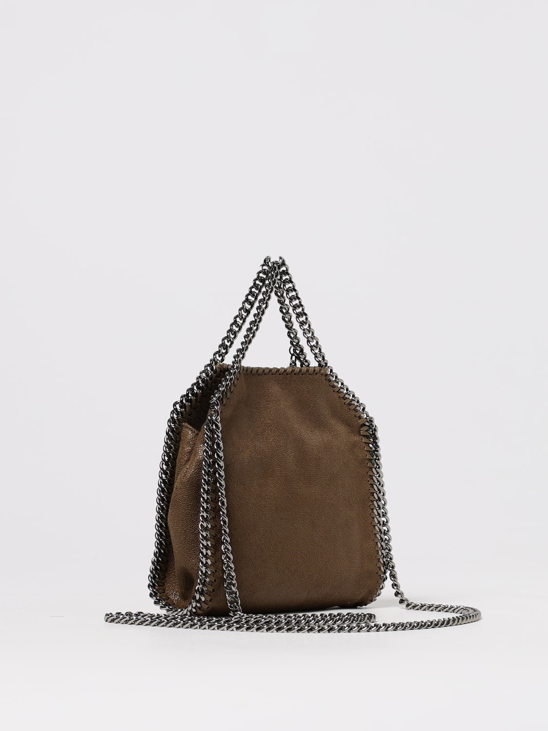 STELLA MCCARTNEY MINI SAC: Sac porté épaule femme Stella McCartney, Olive - Img 3