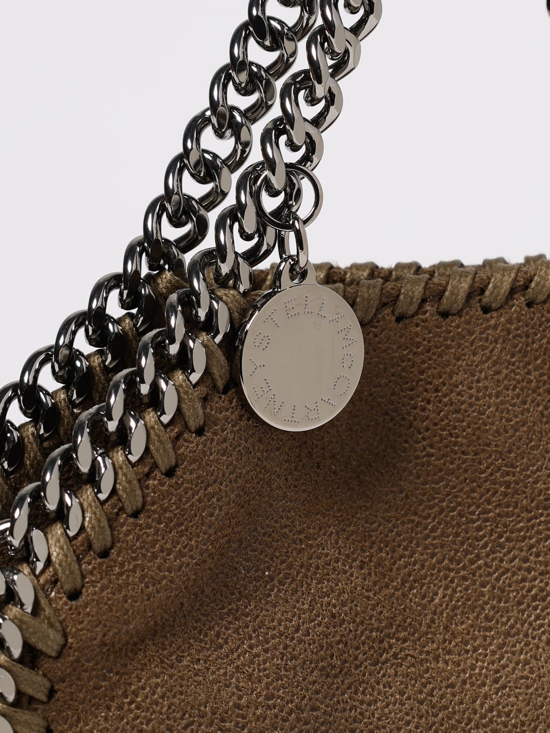 STELLA MCCARTNEY MINI SAC: Sac porté épaule femme Stella McCartney, Olive - Img 4