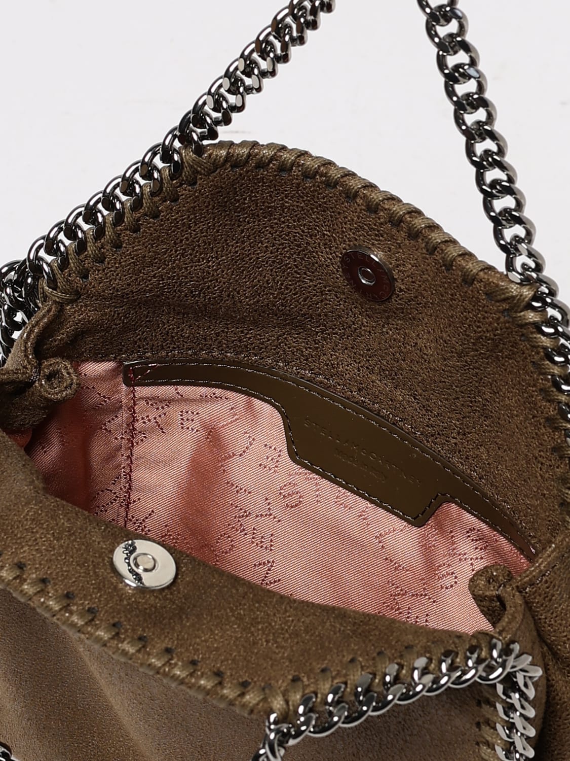 STELLA MCCARTNEY MINI SAC: Sac porté épaule femme Stella McCartney, Olive - Img 5