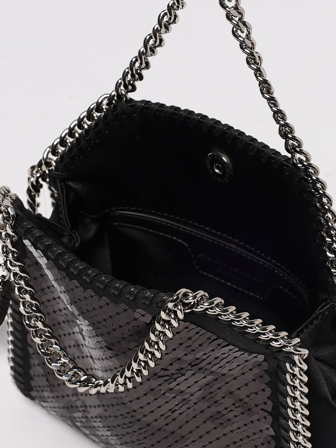 STELLA MCCARTNEY MINI BOLSO: Bolso de hombro mujer Stella McCartney, Negro - Img 5