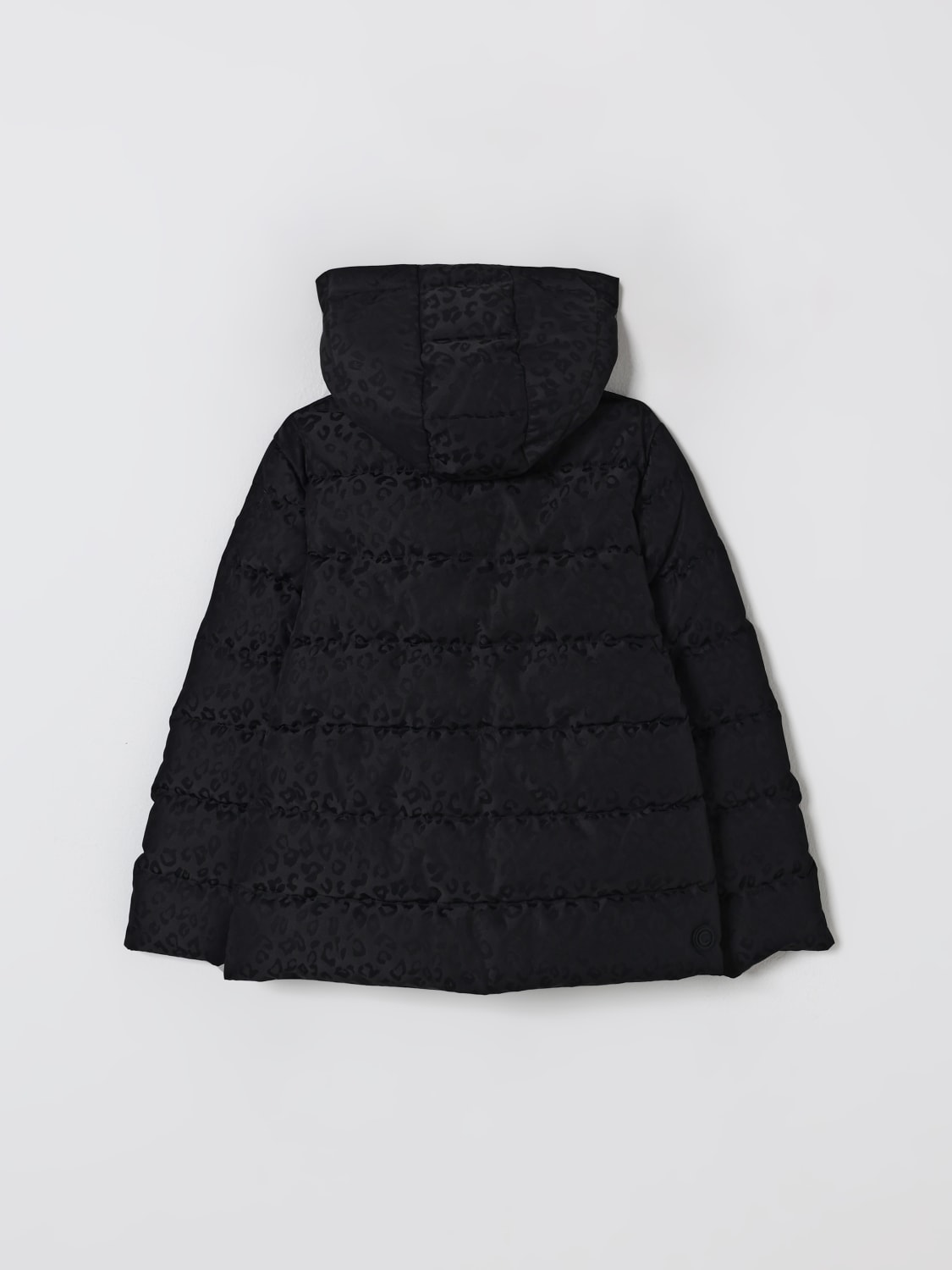 COLMAR GIACCA: Piumino animalier con cappuccio Colmar, Nero - Img 2