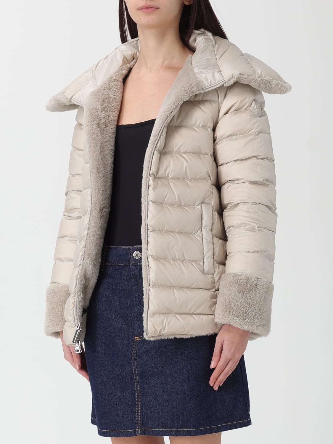 COLMAR ABRIGO DE PIEL: Chaqueta mujer Colmar, Cuerda - Img 3