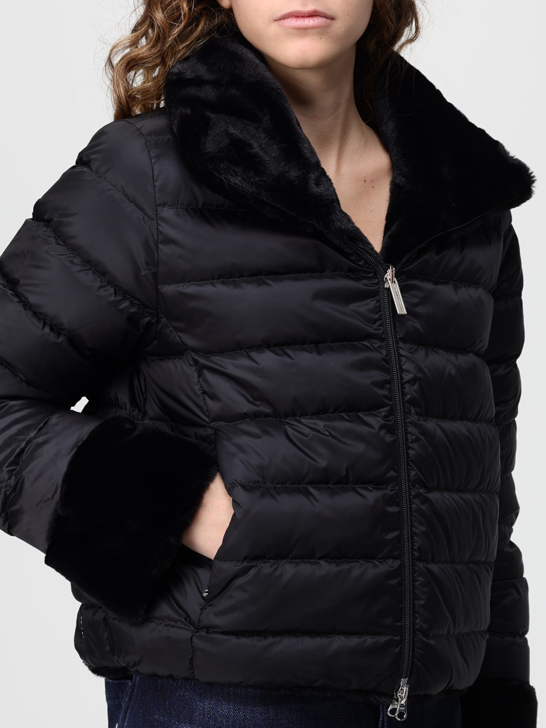 COLMAR FUR COAT: Jacket woman Colmar, Black - Img 4