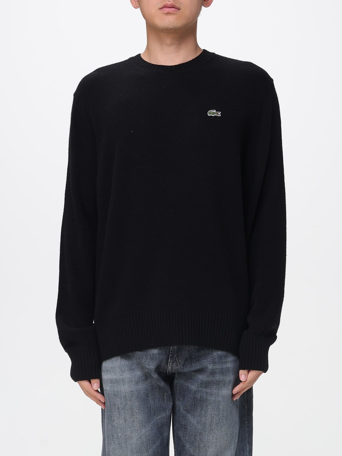 LACOSTE SWEATER: Sweater men Lacoste, Black - Img 1
