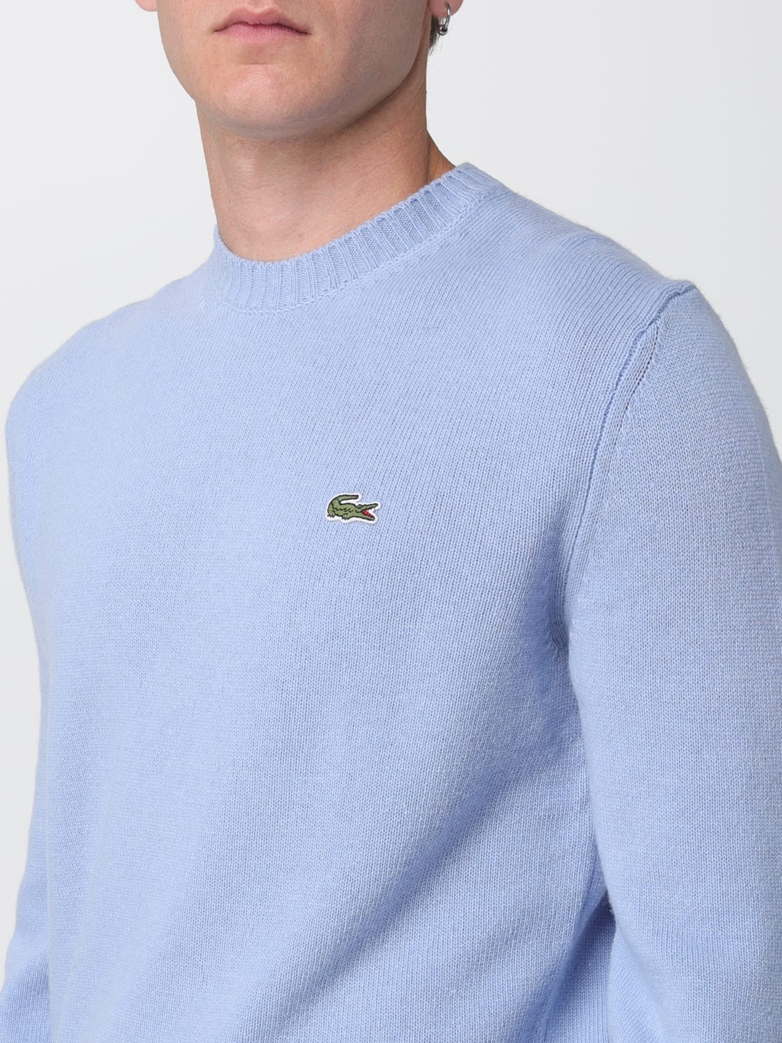 LACOSTE SWEATER: Sweater men Lacoste, Gnawed Blue - Img 3