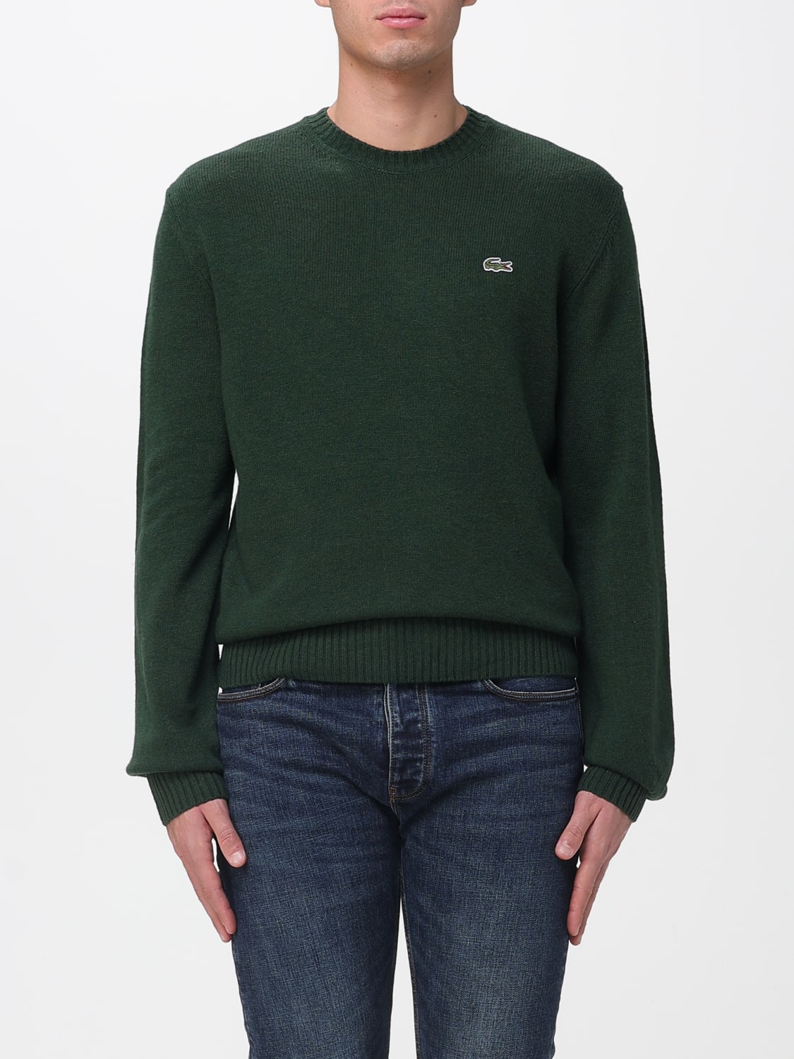 LACOSTE SWEATER: Sweater men Lacoste, Green - Img 1