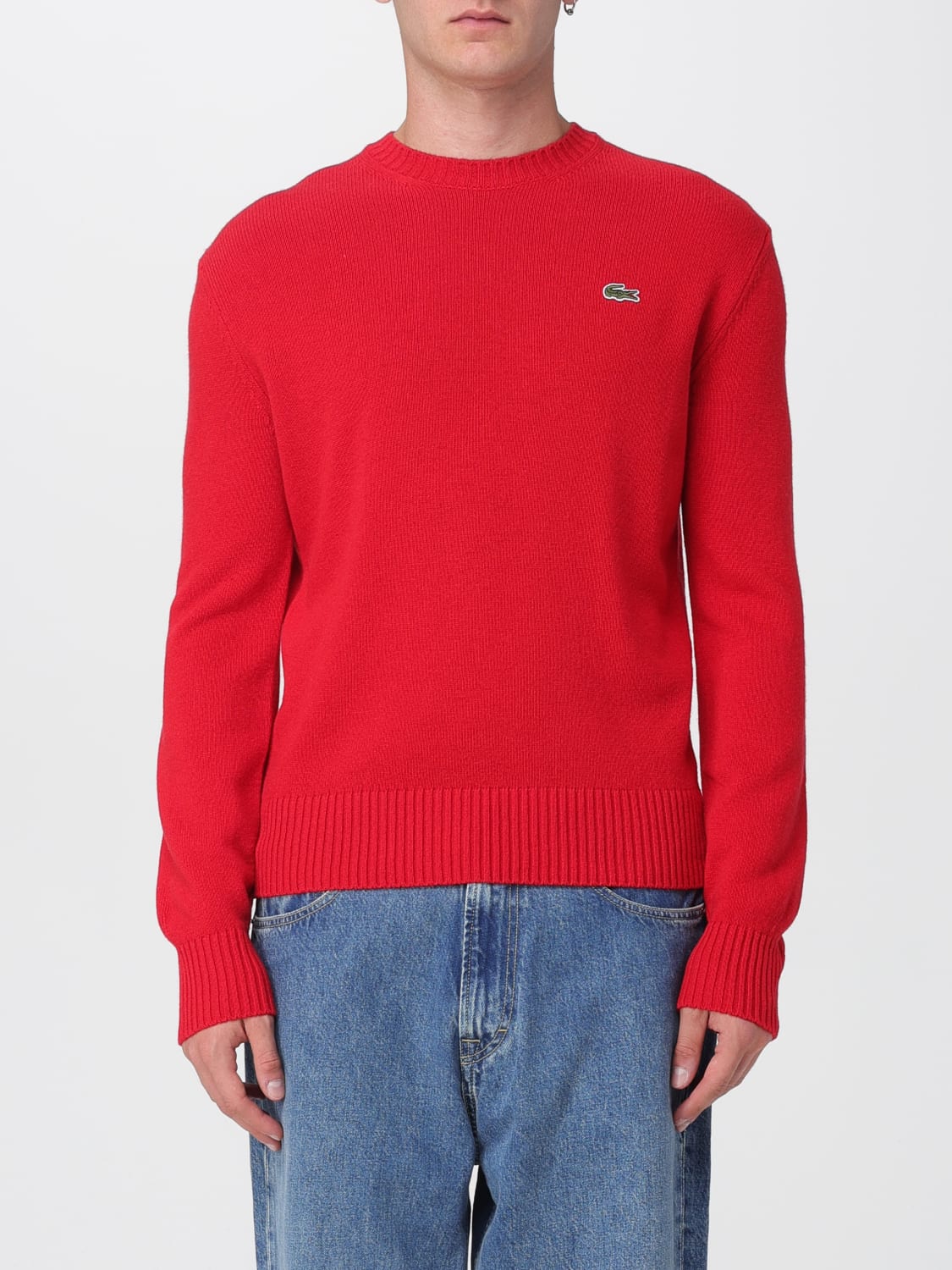 LACOSTE SWEATER: Sweater men Lacoste, Red - Img 1
